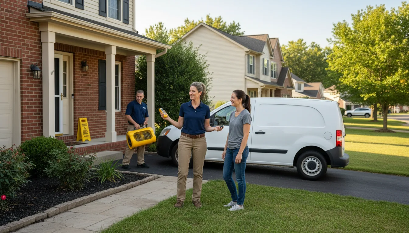 Water restoration image for Dehumidification And Cleanup Services in Gloucester City, NJ